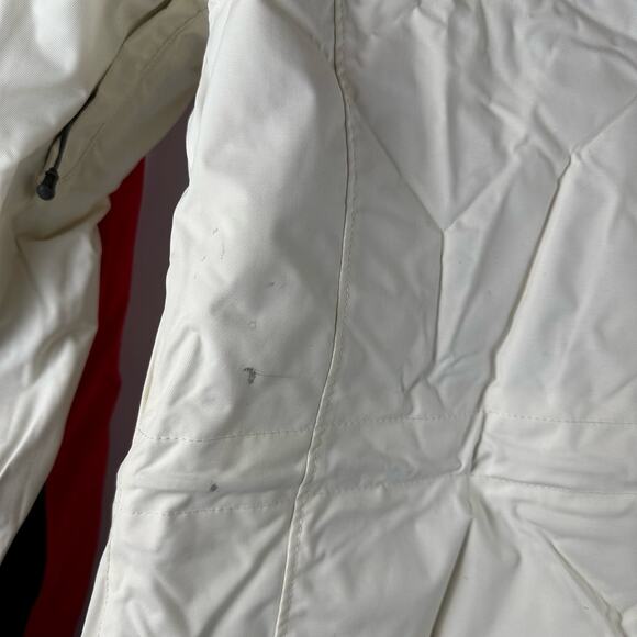 Spyder Womens XT 5000 White and Red Ski Snow Zip up Jacket Size 10 Insulated - Picture 10 of 16